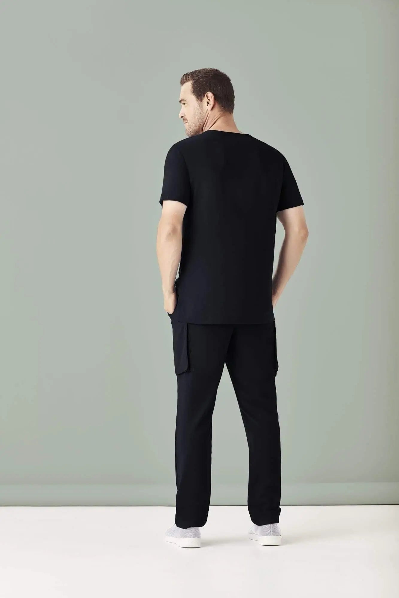 Biz Care Mens Avery Medical Multi-Pocket Scrubs Pant CSP946ML Metro Workwear.