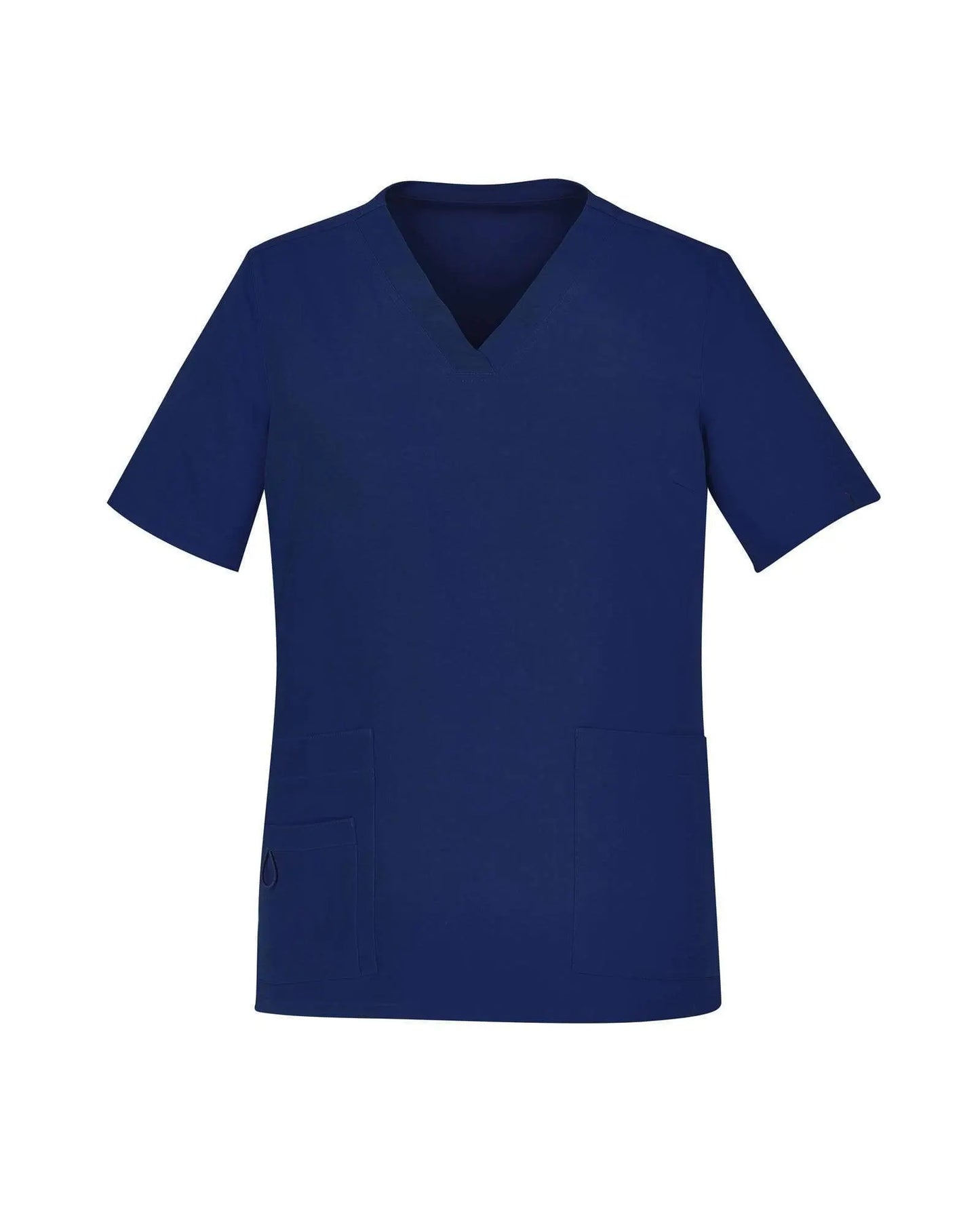 Biz Care Womens Avery Easy Fit V-Neck Medical Scrub Top CST941LS Metro Workwear.
