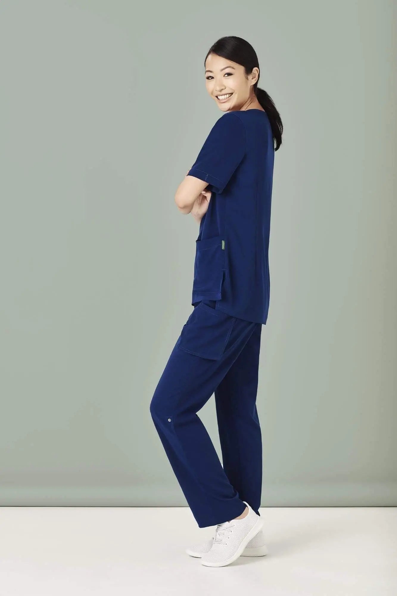 Biz Care Womens Avery Straight Leg Scrub Pant CSP944LL Metro Workwear.