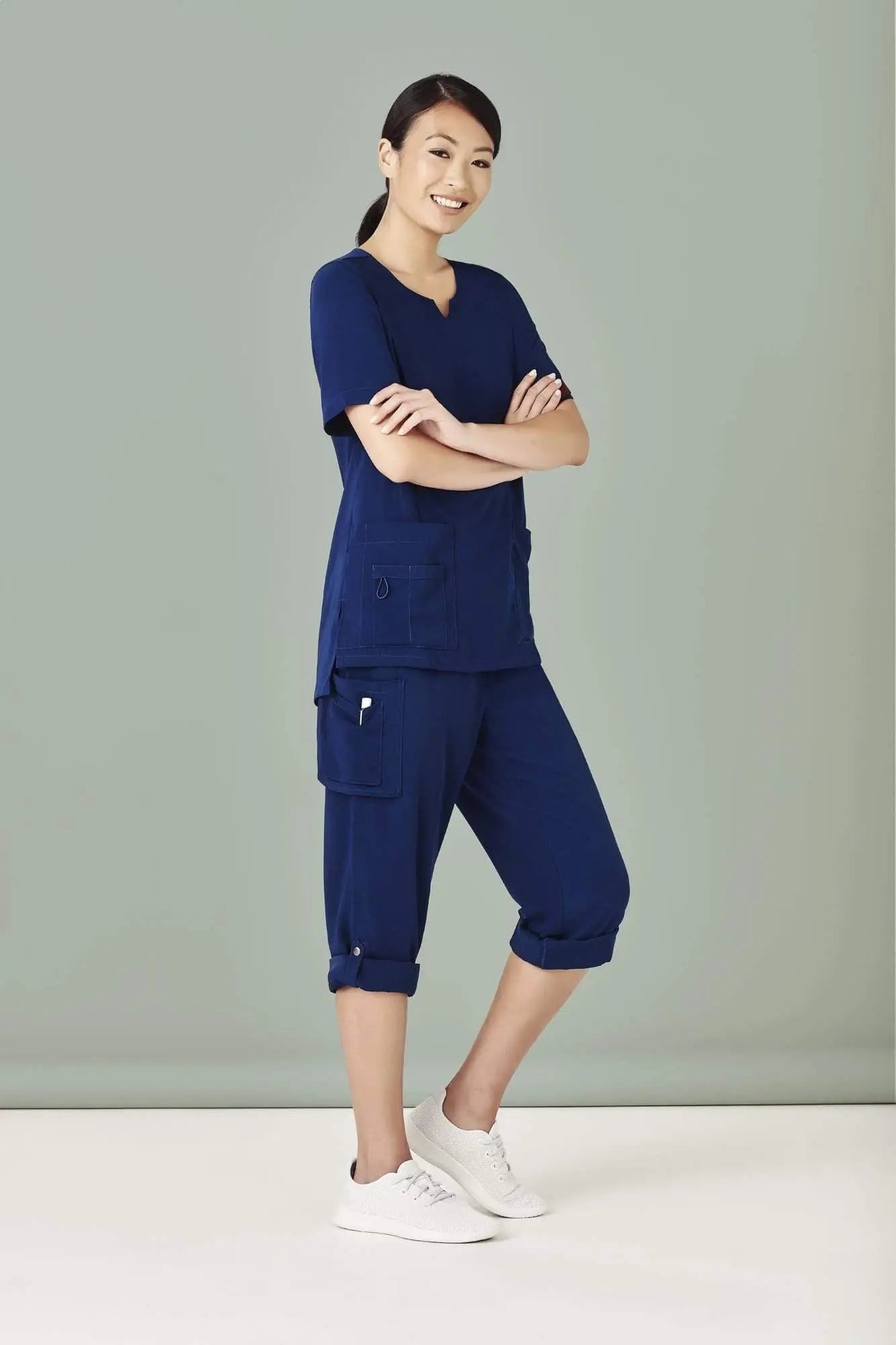 Biz Care Womens Avery Straight Leg Scrub Pant CSP944LL Metro Workwear.