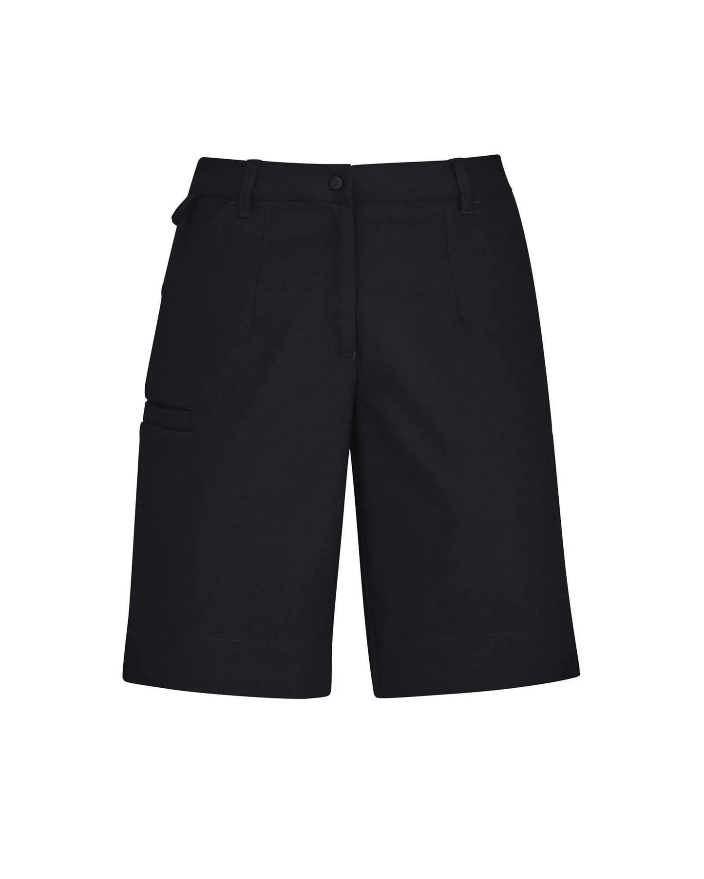 Biz Care Womens Comfort Waist Cargo Short CL957LS Metro Workwear.