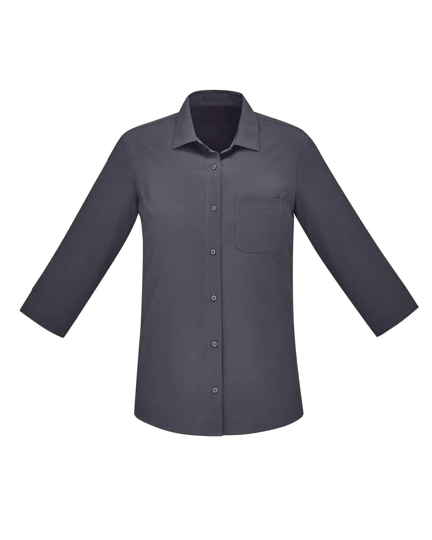 Biz Care Womens Easy Stretch 3/4 Sleeve Shirt CS951LT Metro Workwear.