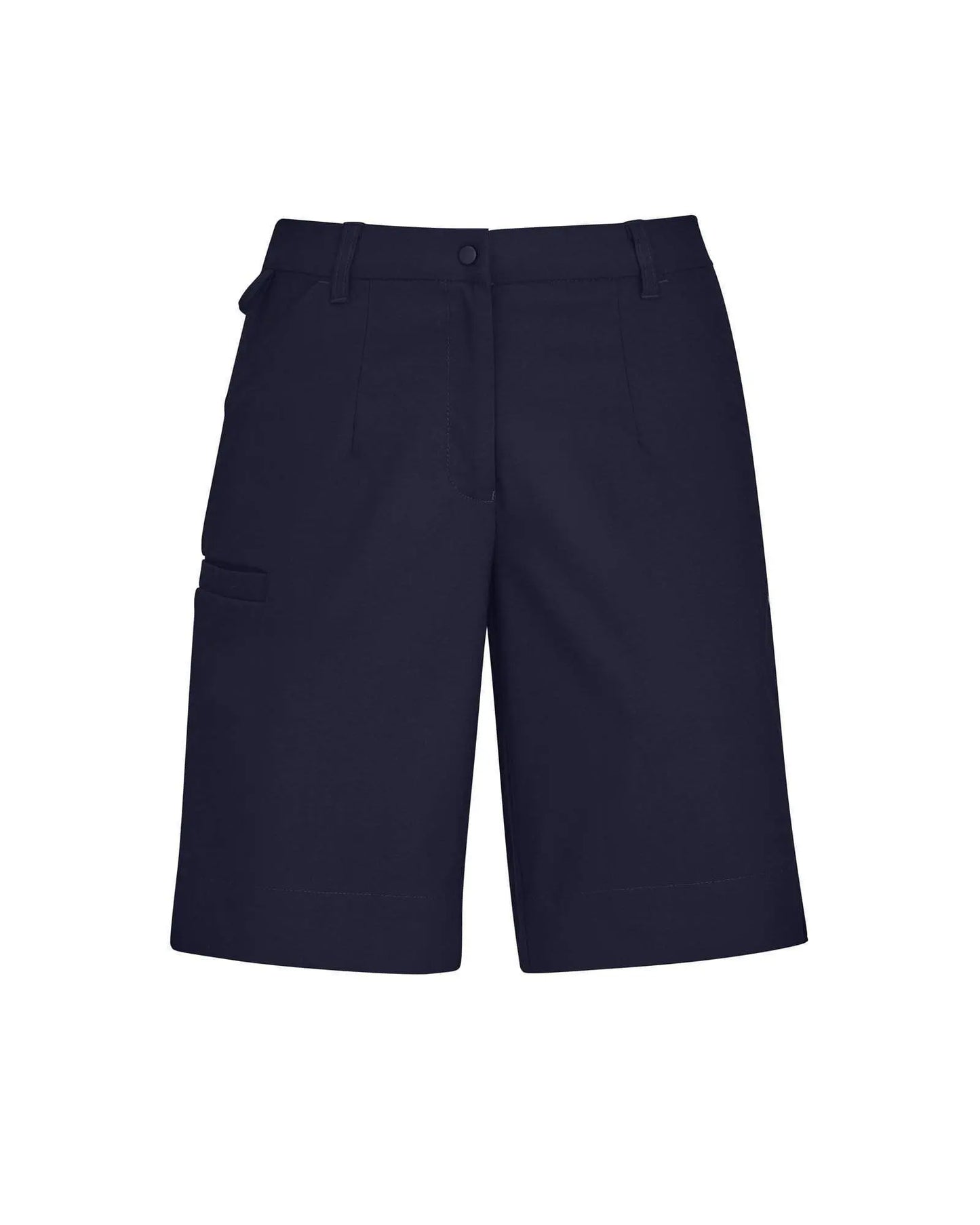 Biz Care Womens Comfort Waist Cargo Short CL957LS Metro Workwear.
