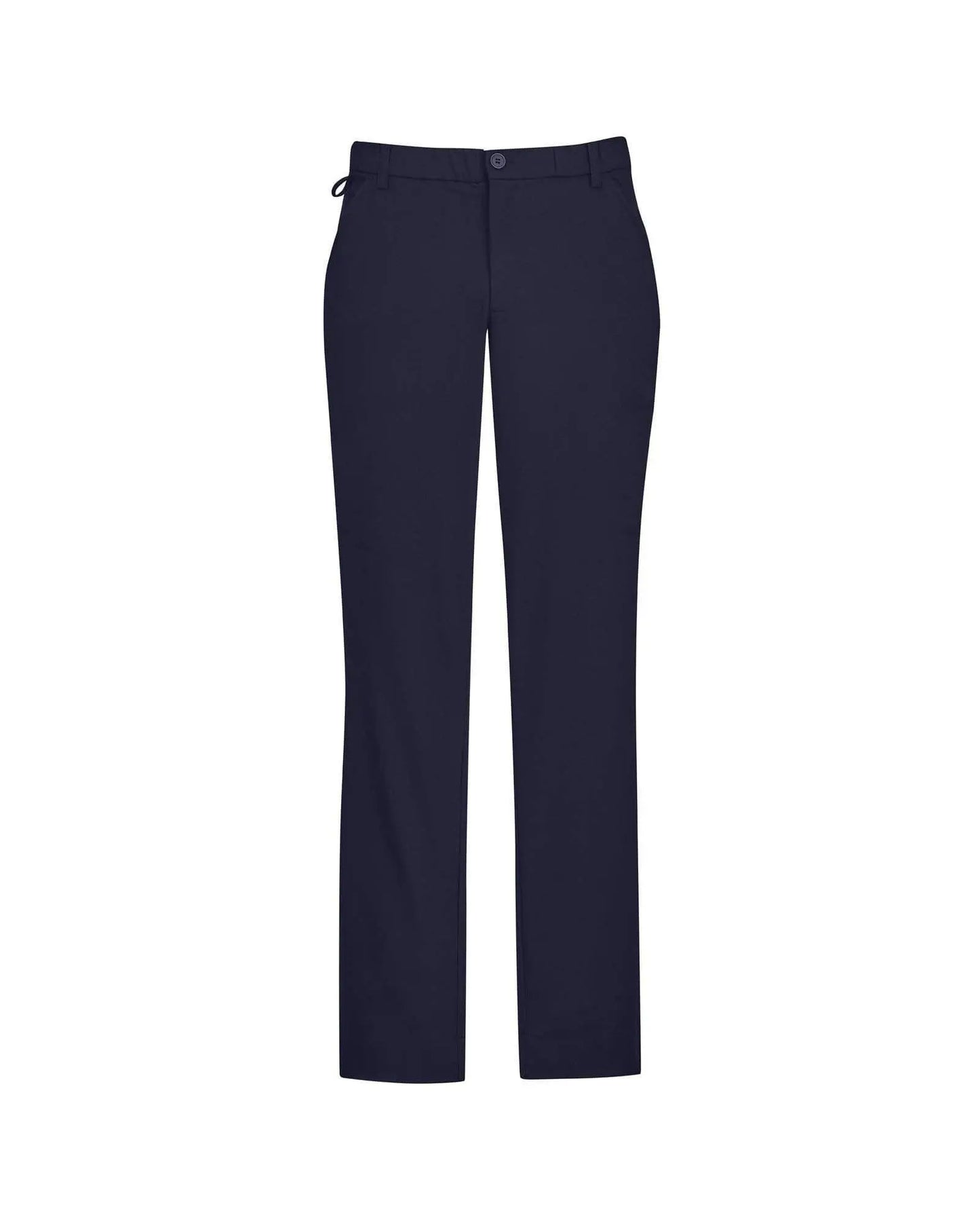 Biz Care Mens Comfort Waist Flat Front Pant CL958ML Metro Workwear.