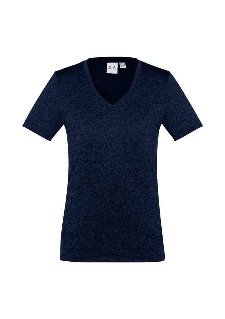 Biz Collection Women’s Aero Tee T800LS Metro Workwear.