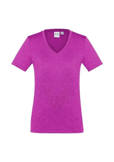 Biz Collection Women’s Aero Tee T800LS Metro Workwear.
