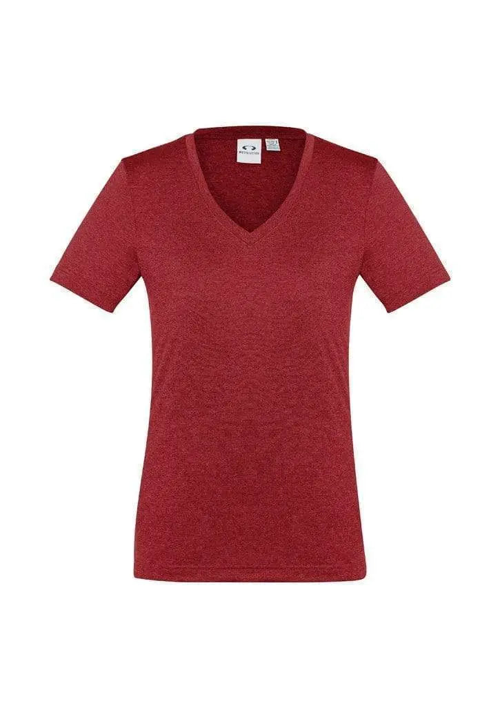 Biz Collection Women’s Aero Tee T800LS Metro Workwear.