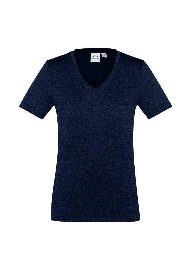 Biz Collection Women’s Aero Tee T800LS Metro Workwear.