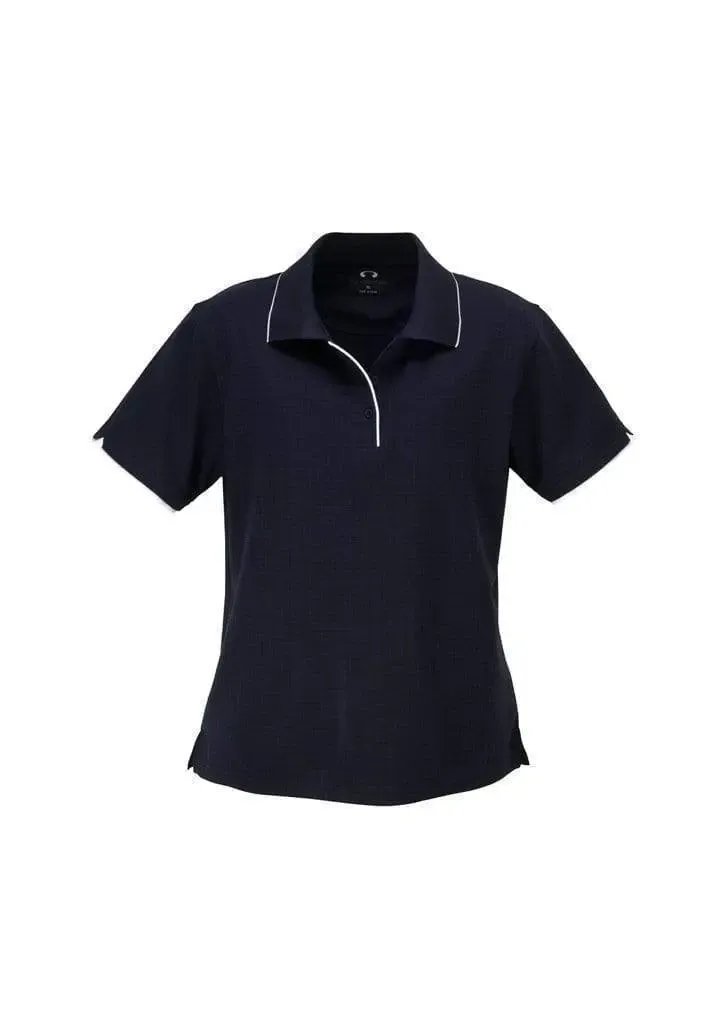 Biz Collection Women’s Elite Polo P3225 in Navy/White