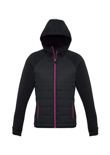 Biz Collection Women’s Stealth Tech Hoodie J515l Metro Workwear.
