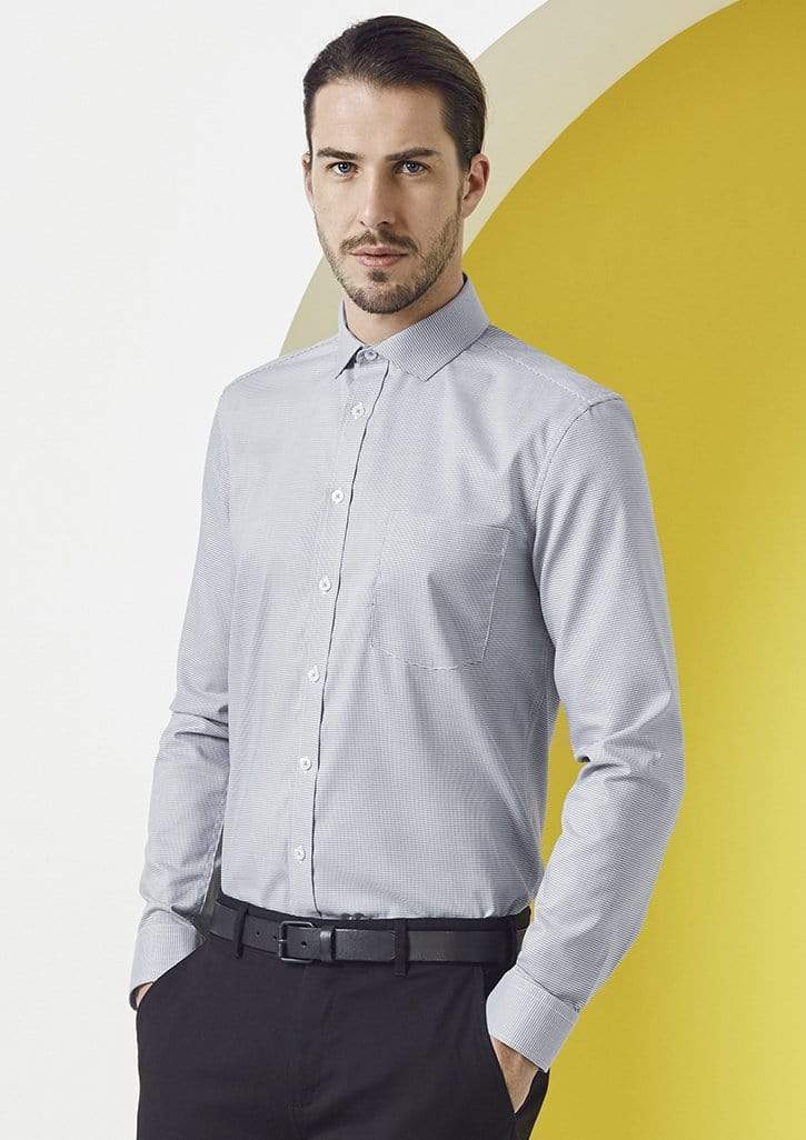 Biz Collection Jagger Mens L/S Shirt S910ML Metro Workwear.
