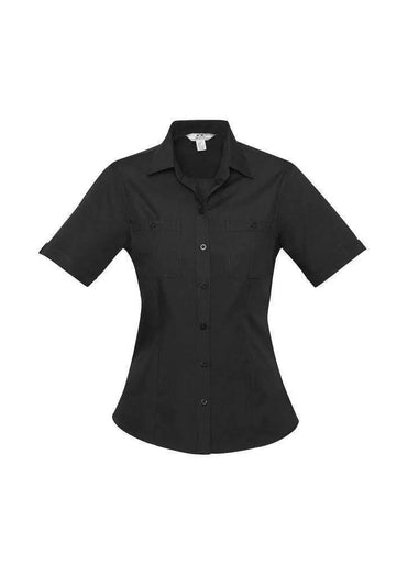Biz Collection Women’s Bondi Short Sleeve Shirt S306ls Metro Workwear.