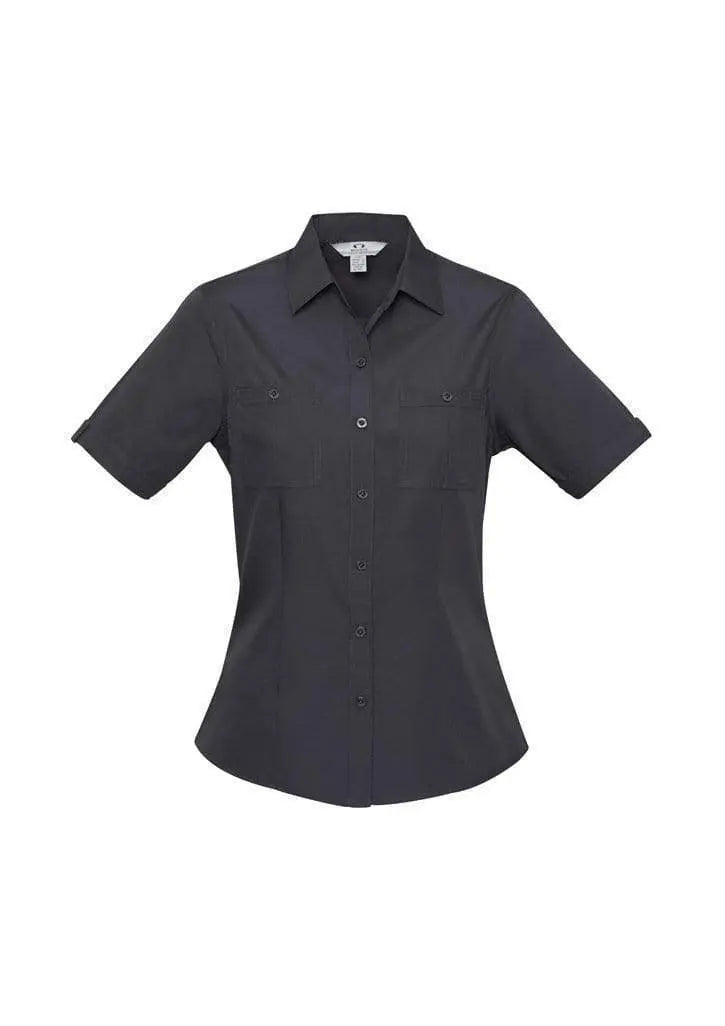 Biz Collection Women’s Bondi Short Sleeve Shirt S306ls Metro Workwear.