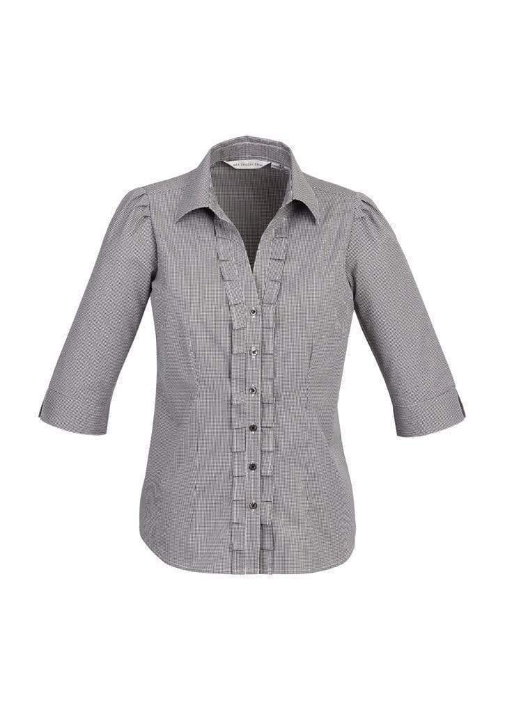 Biz Collection Women’s Edge 3/4 Sleeve Shirt S267lt Metro Workwear.
