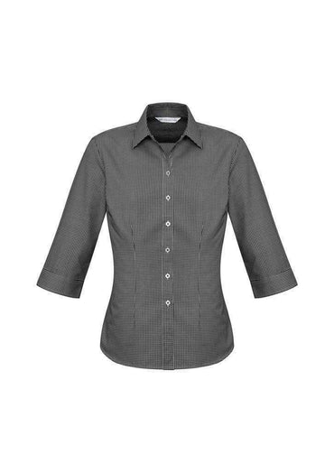Biz Collection Women’s Ellison 3/4 Sleeve Shirt S716lt Metro Workwear.