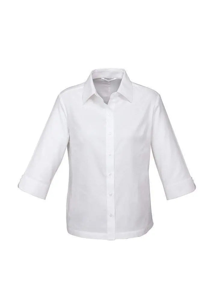 Biz Collection Women’s Luxe 3/4 Sleeve Shirt S10221 Metro Workwear.