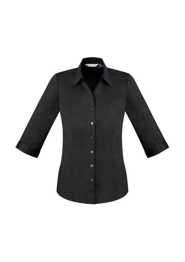 Biz Collection Women’s Monaco 3/4 Sleeve Shirt S770lt Metro Workwear.