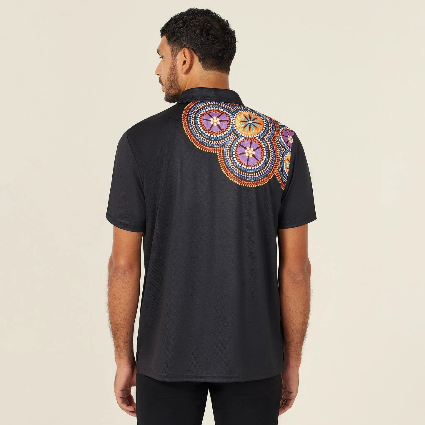 NNT Bush Tucker Men's Indigenous Corporate Polo Shirt CATJJS Metro Workwear.