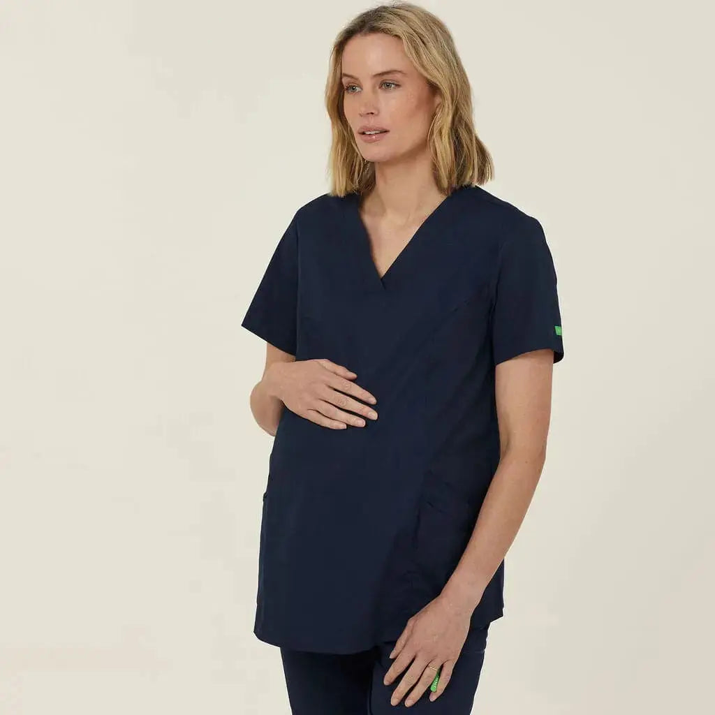 Next-gen Antibacterial Maternity Scrub Top CATULJ