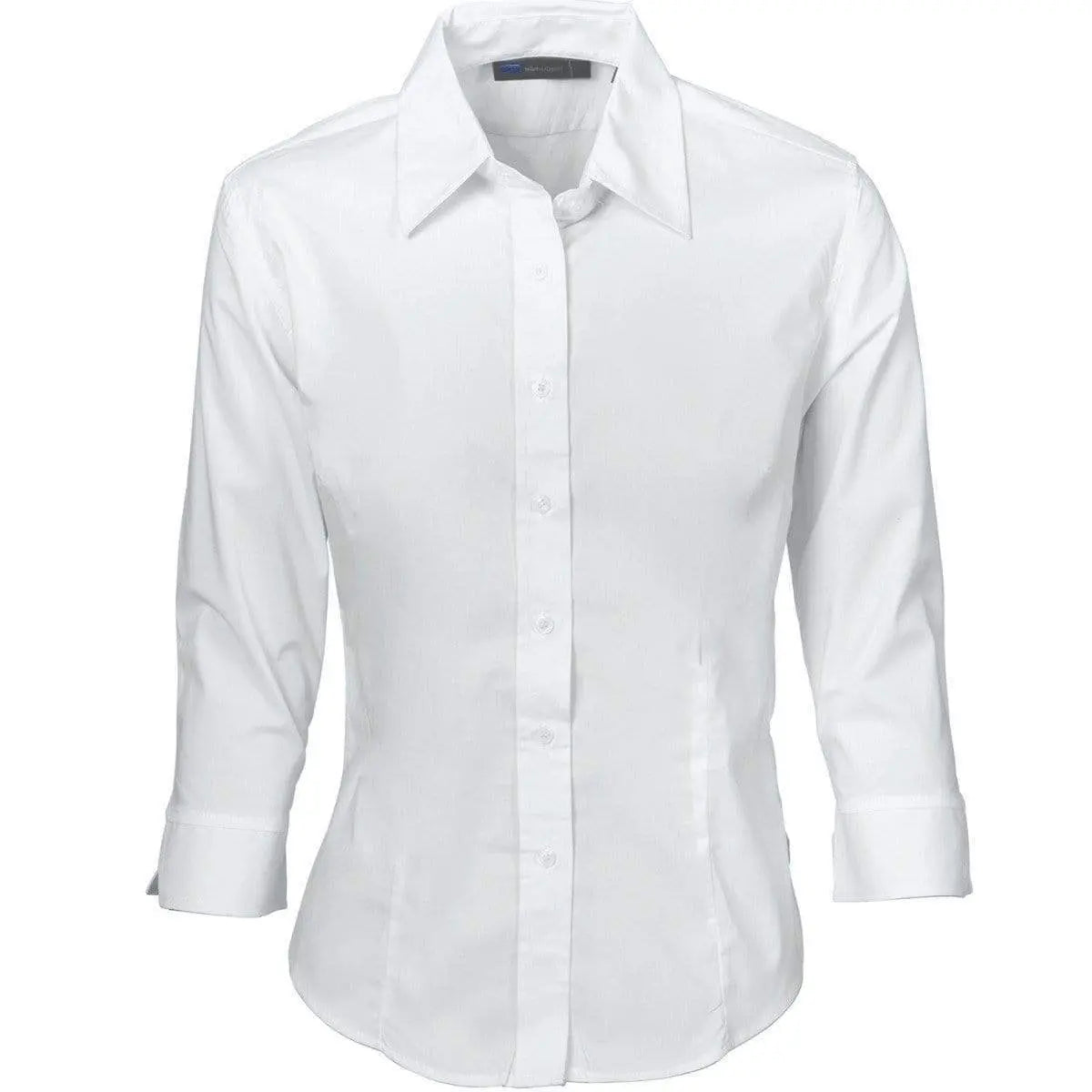 Dnc Workwear Ladies Polyester 3/4 Sleeve Cotton Shirt - 4203 Metro Workwear.