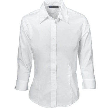 Dnc Workwear Ladies Polyester 3/4 Sleeve Cotton Shirt - 4203 Metro Workwear.