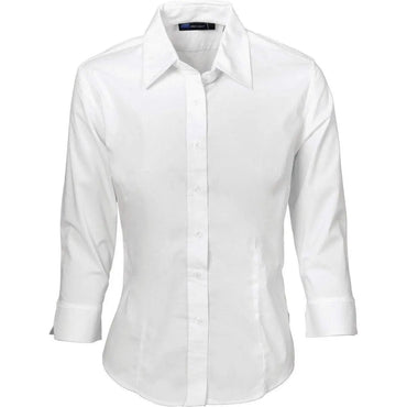 Dnc Workwear Ladies Premier Stretch Poplin 3/4 Sleeve Business Shirt - 4232 Metro Workwear.