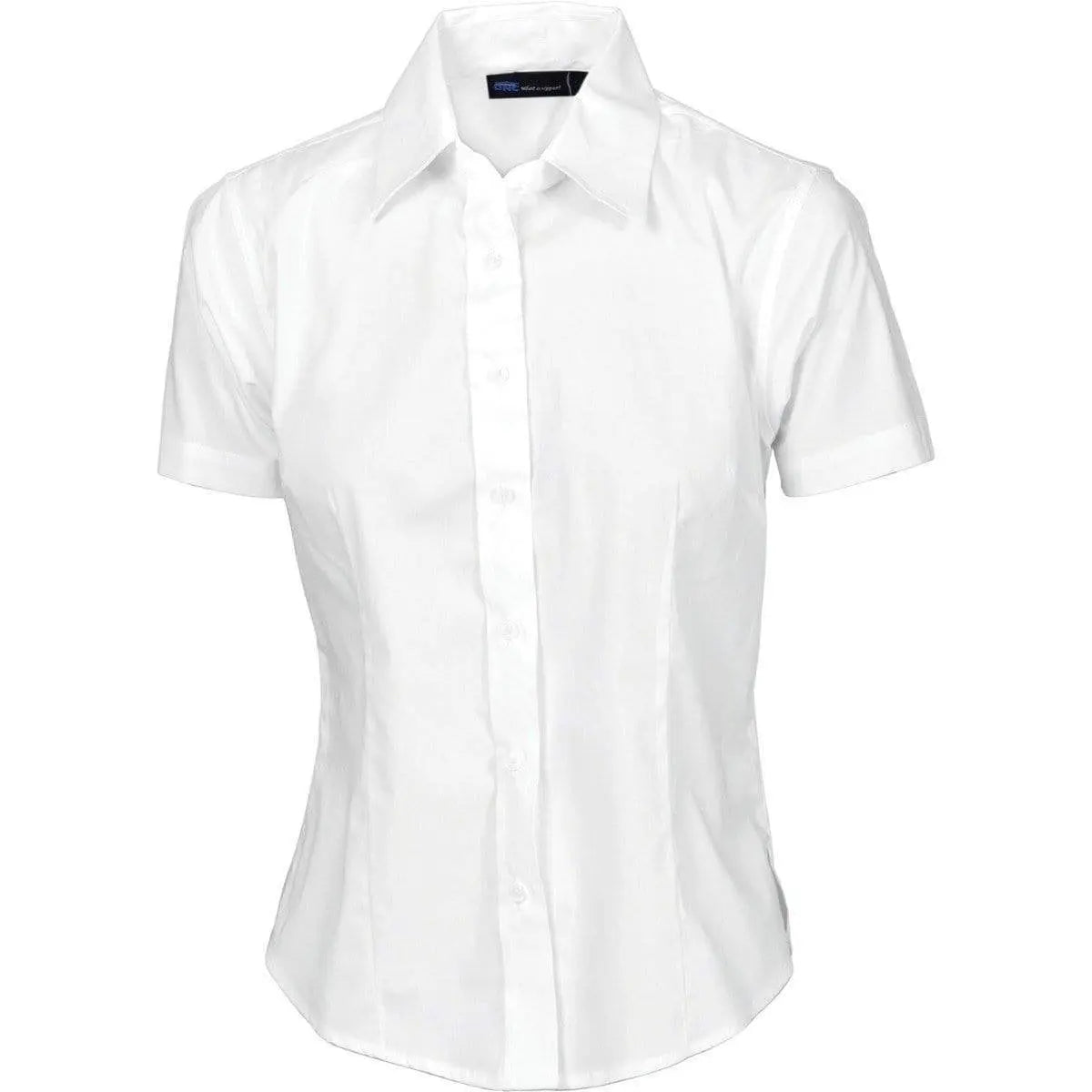 Dnc Workwear Ladies Premier Stretch Poplin Short Sleeve Business Shirt - 4231 Metro Workwear.