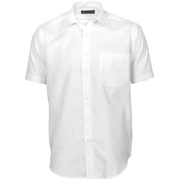 Dnc Workwear Men’s Tonal Stripe Short Sleeve Shirt - 4155
