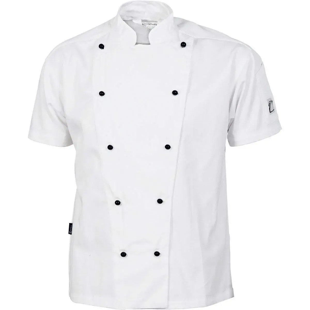 Dnc Workwear Cool-breeze Cotton Short Sleeve Chef Jacket - 1103