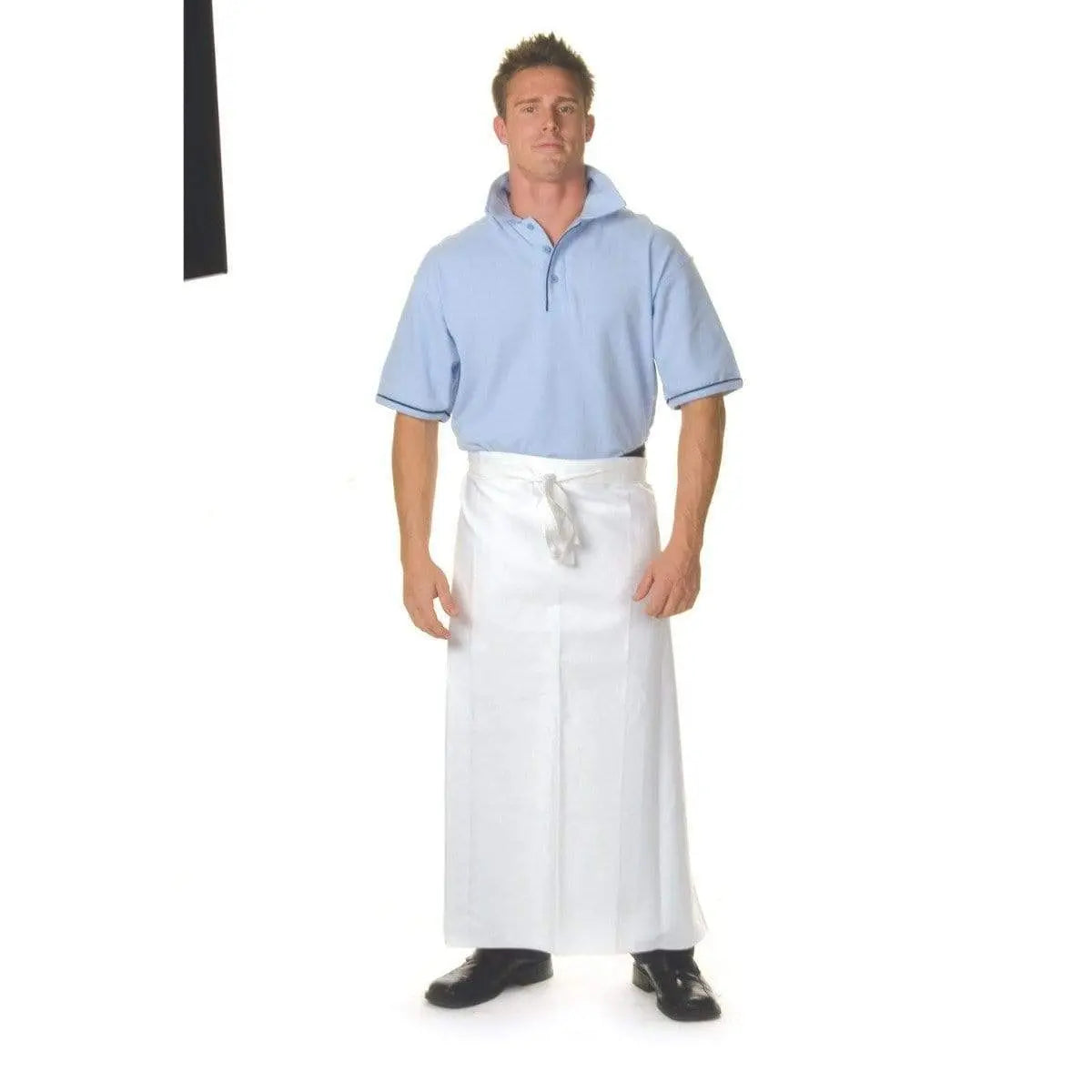 Dnc Workwear Polyester Cotton Continental Apron No Pocket - 2412 Metro Workwear.