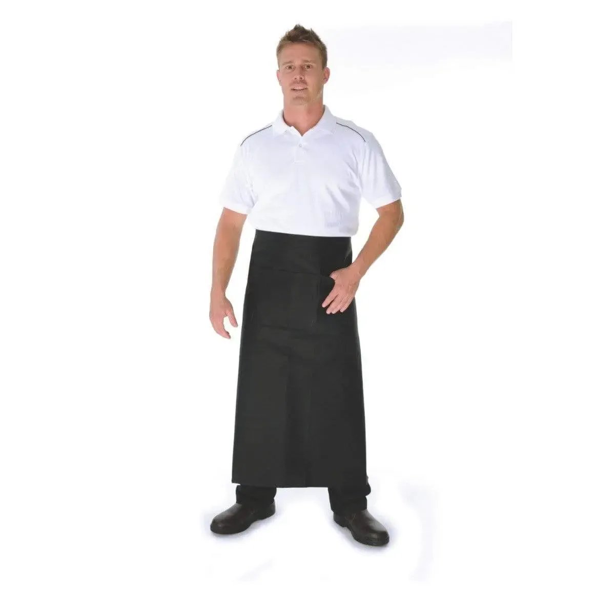 Dnc Workwear Polyester Cotton Continental Apron With Pocket - 2411