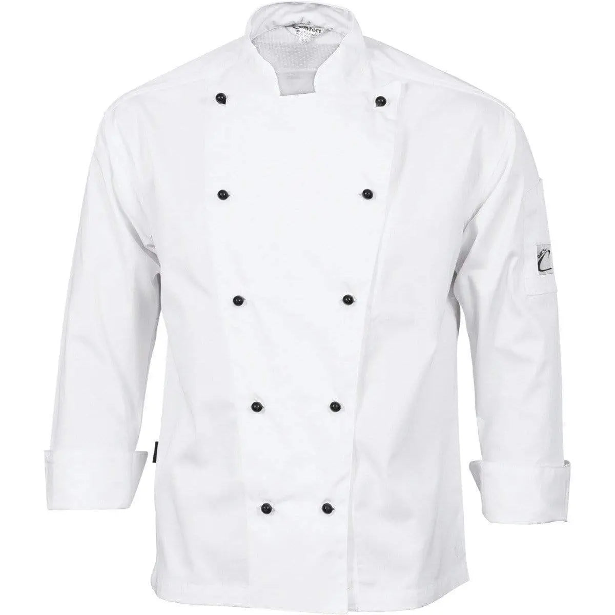 Dnc Workwear Three-way Airflow Long Sleeve Chef Jacket - 1106 Metro Workwear.