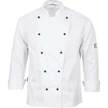 Dnc Workwear Three-way Airflow Long Sleeve Chef Jacket - 1106 Metro Workwear.