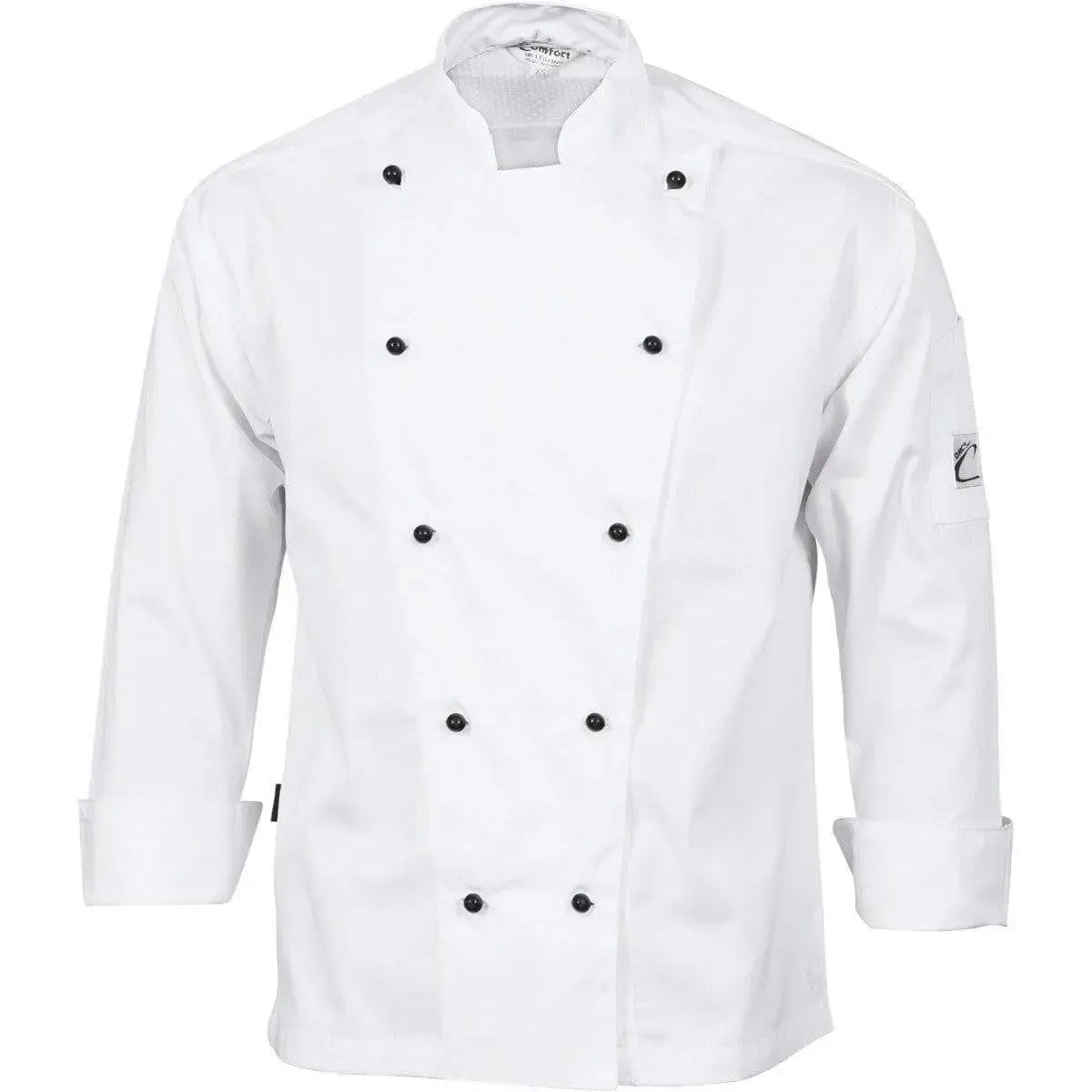 Dnc Workwear Three-way Airflow Long Sleeve Chef Jacket - 1106