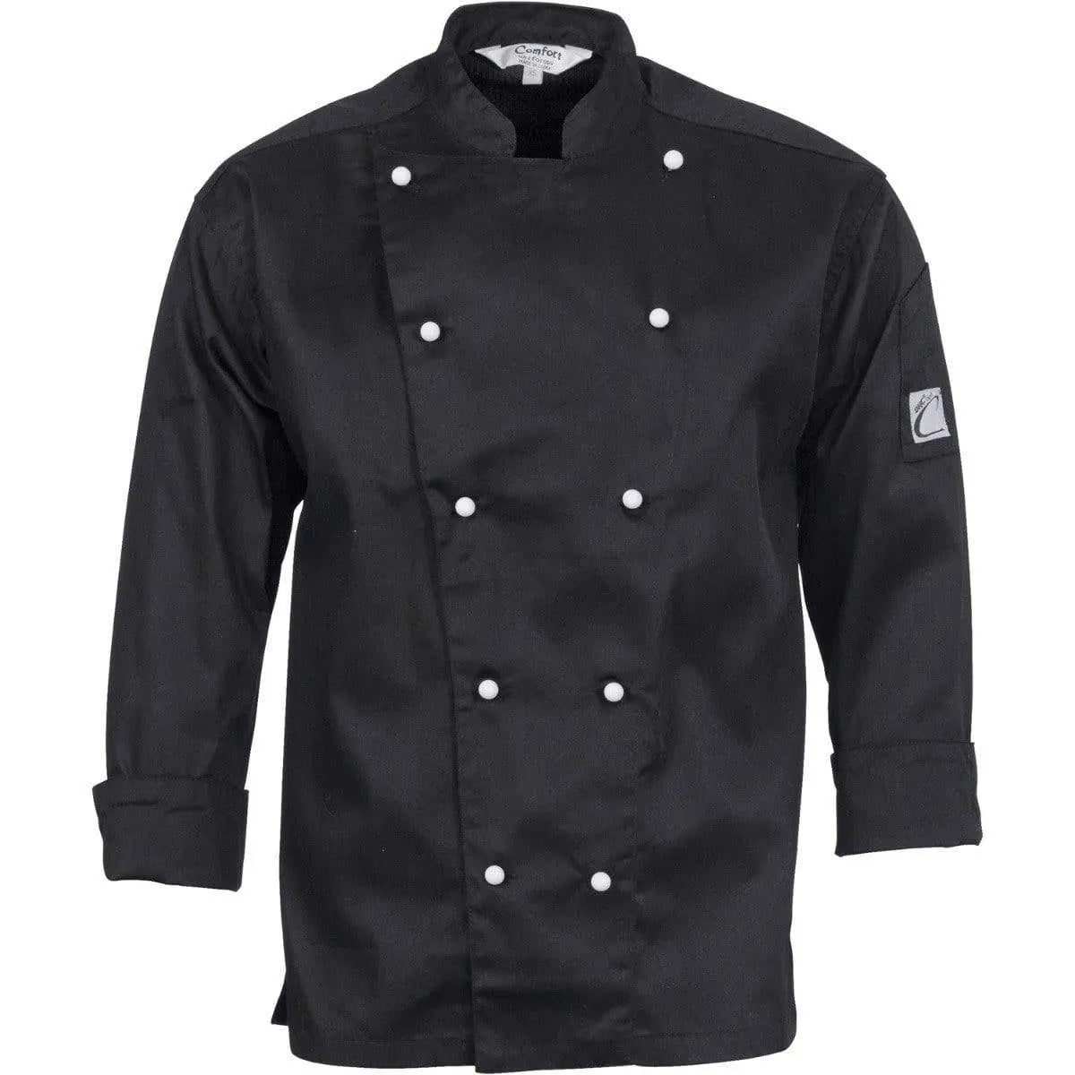 Dnc Workwear Traditional Short Sleeve Chef Jacket - 1102 Metro Workwear.