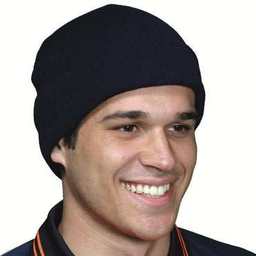 Dnc Workwear Acrylic Beanie - H243-Navy-One Size Metro Workwear.