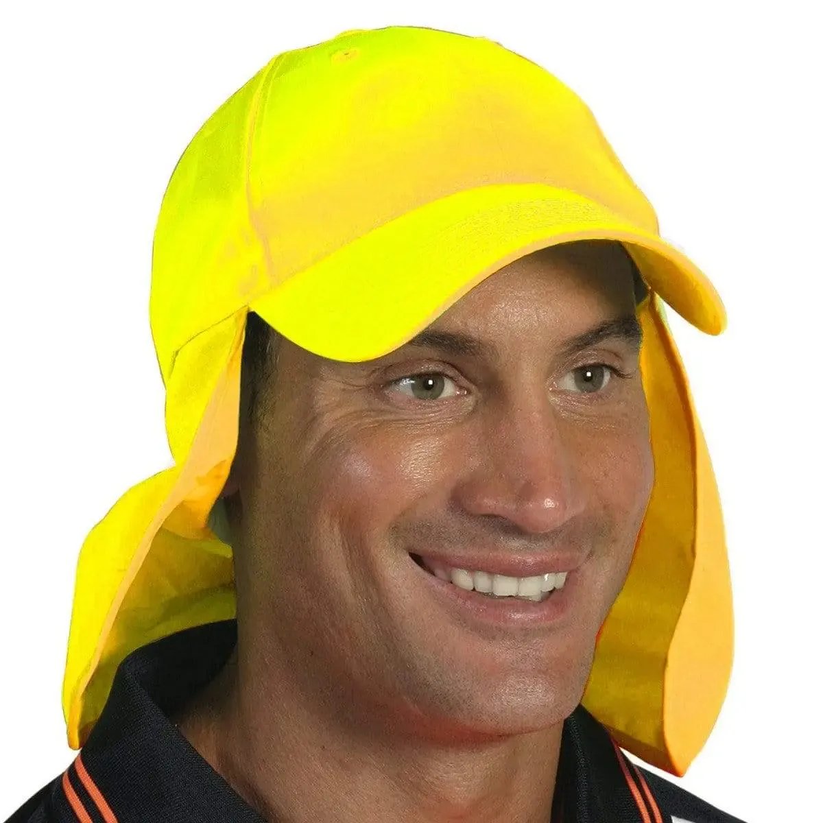 Dnc Workwear Hi-vis Cap With Flap - H023 3023