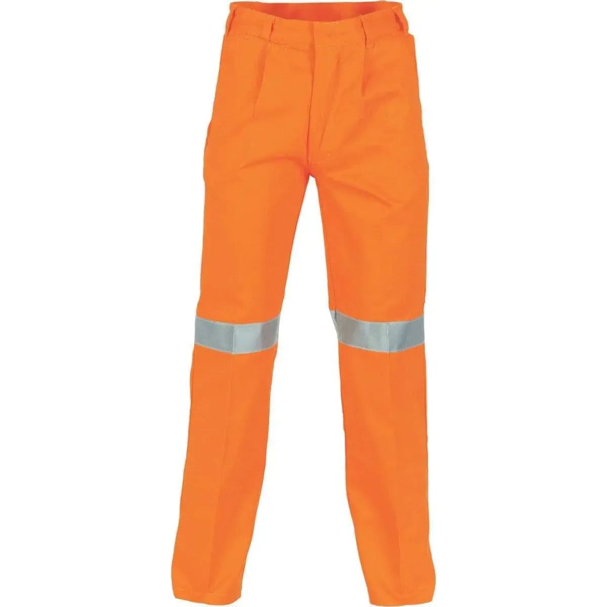 Dnc Workwear Hi Vis Cotton Drill Pant With 3m Reflective Tape 3314