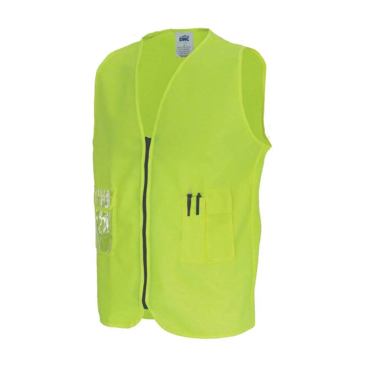 Dnc Workwear Daytime Side Panel Safety Vest - 3806 Metro Workwear.