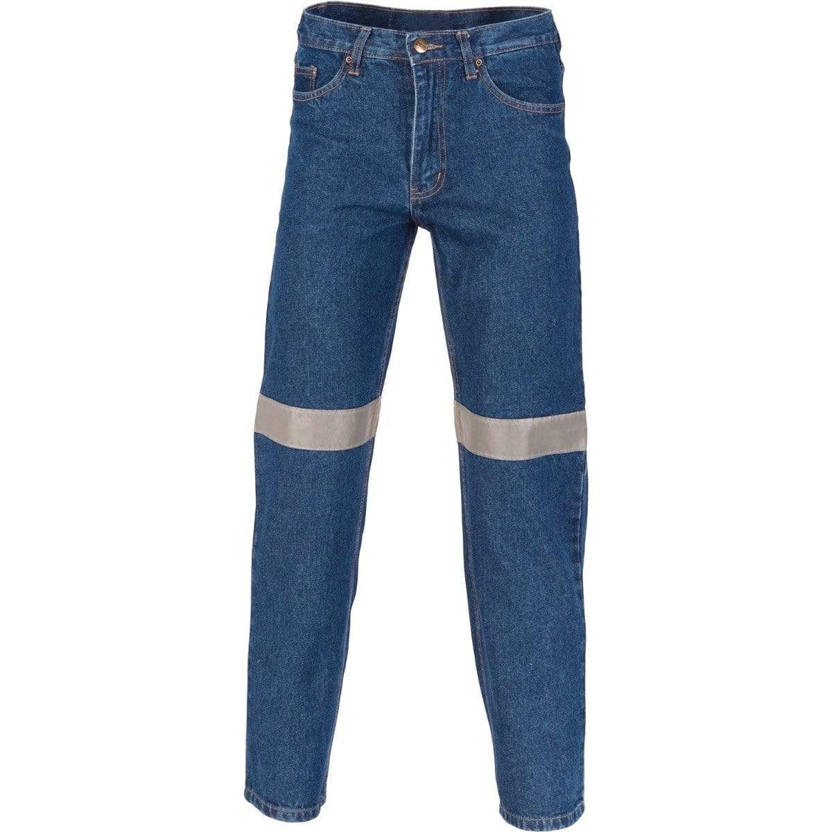 Dnc Workwear Denim Jeans With Csr Reflective Tape - 3327 Metro Workwear.