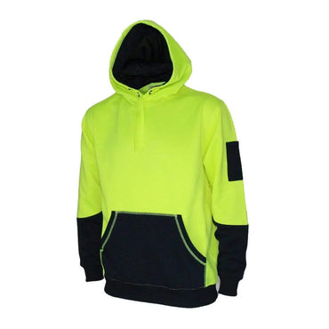 Dnc Workwear Hi-vis 2 Tone Super Fleecy Hoodie - 3721 Metro Workwear.