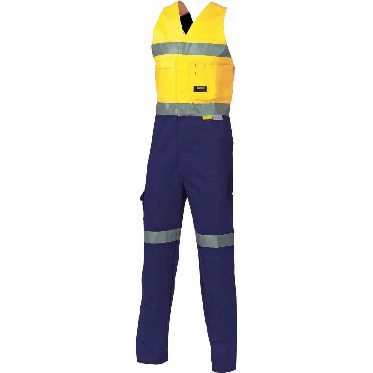 Dnc Workwear Hi-vis Cotton Action Back With 3m Reflective Tape - 3857 Metro Workwear.