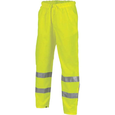 Dnc Workwear H Vis D/n Breathable Rain Pant With 3m Reflective Tape 3872