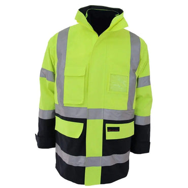 Dnc Workwear Hi-vis "H" Pattern 2t Bio-motion Tape 6-in-1 Jacket - 3964 Metro Workwear.