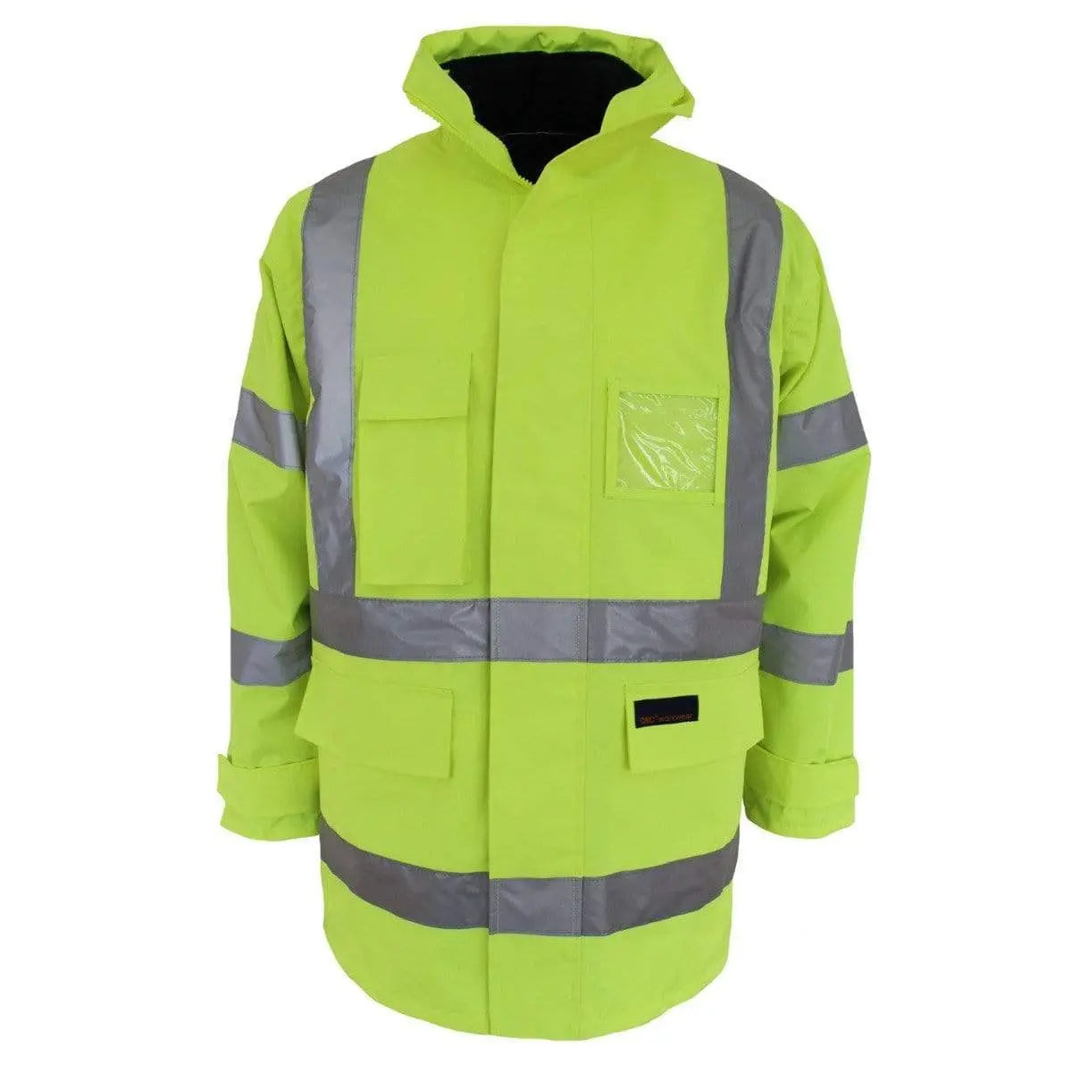 Dnc Workwear Hi-vis “h” Pattern Bio-motion Tape 6-in-1 Jacket - 3963 Metro Workwear.