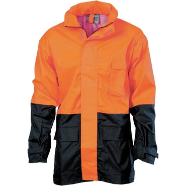 Dnc Workwear Hi-vis Two-tone Lightweight Rain Jacket - 3877 Metro Workwear.