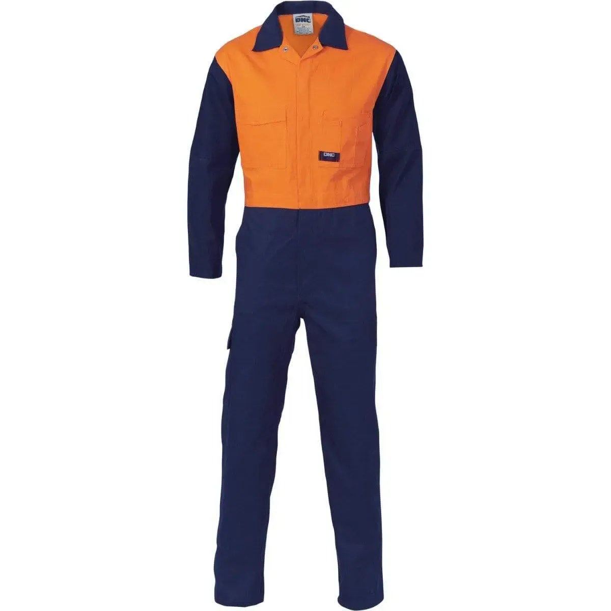 Dnc Workwear Patron Saint Flame Retardant Two-tone Drill Overall - 3425