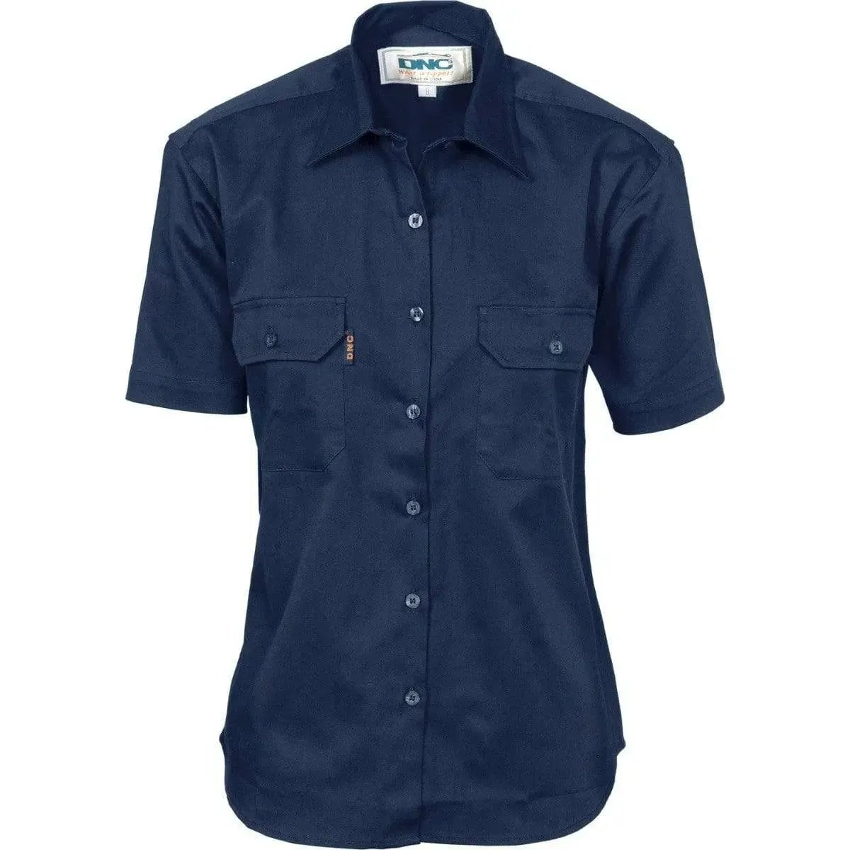 Dnc Workwear Short Sleeve Women’s Cotton Drill Work Shirt 3231
