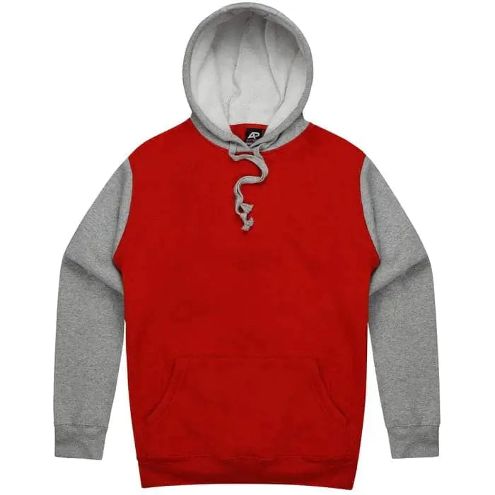 Aussie Pacific Monash Men's Hoodies 1530 Aussie Pacific RED/GREY S