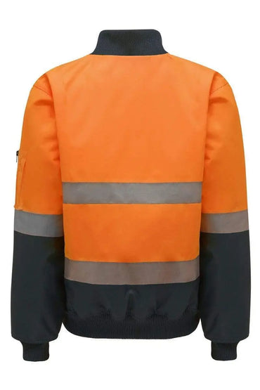 Hard Yakka Two Tone Taped Bomber Jacket Y06675 Metro Workwear.
